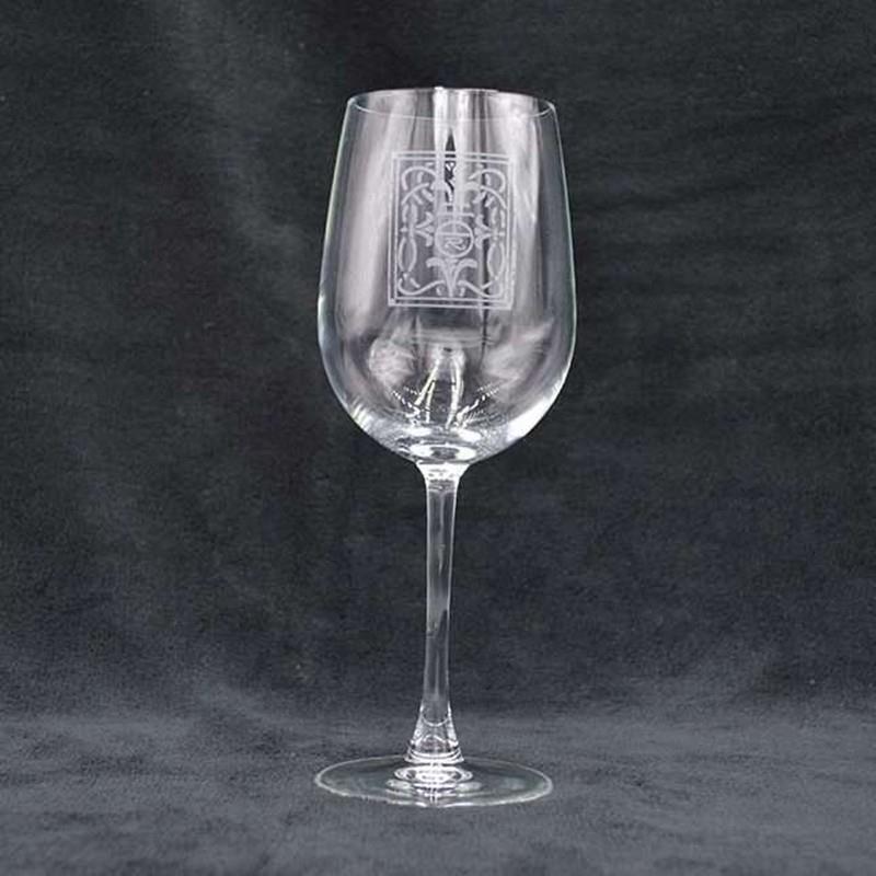 Roycroft Blockprint Wine Glass