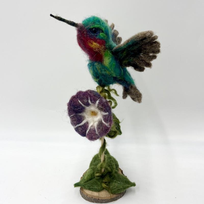 Karen Hull Sienk: Felted Hummingbird